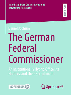 cover image of The German Federal Commissioner